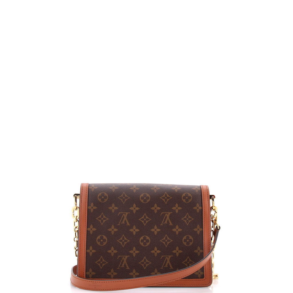 Dauphine Shoulder Bag Reverse Monogram Canvas MM