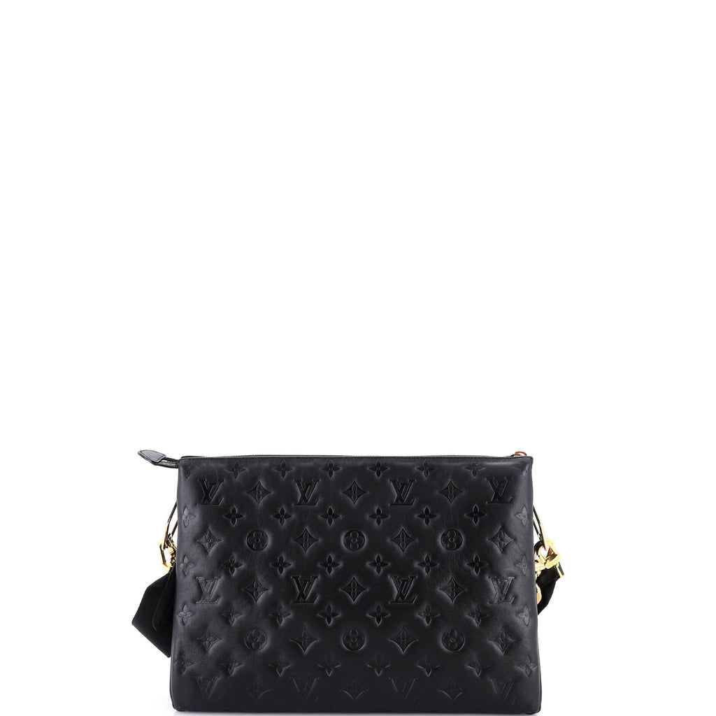 Coussin Bag Monogram Embossed Lambskin MM