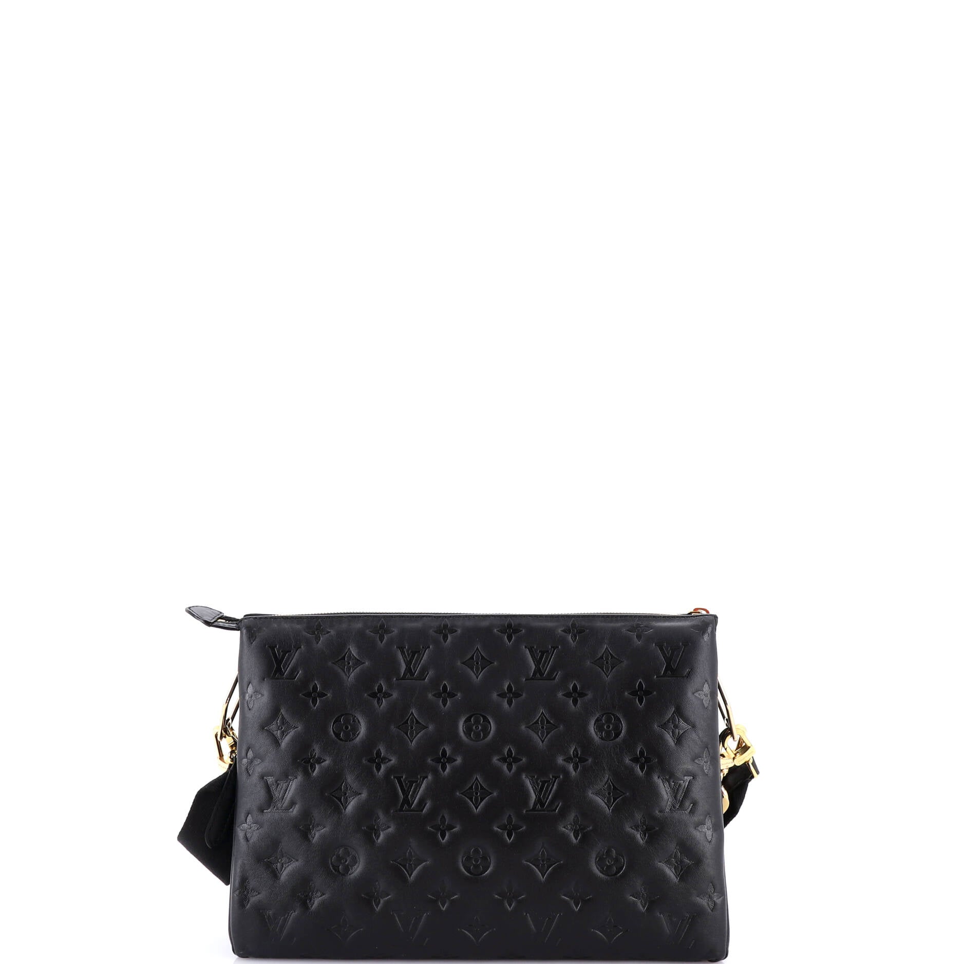 Coussin Bag Monogram Embossed Lambskin MM