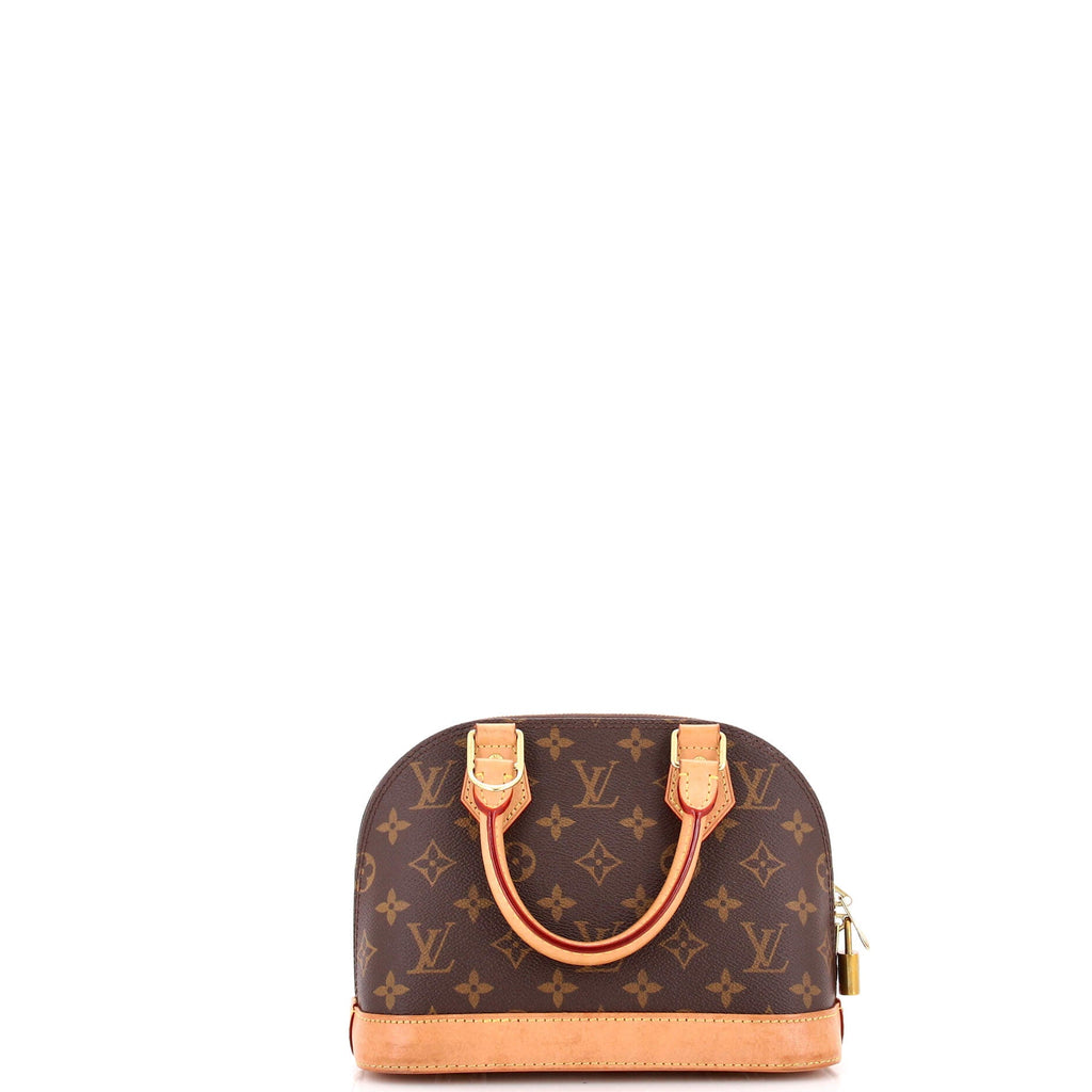 Alma Handbag Monogram Canvas BB