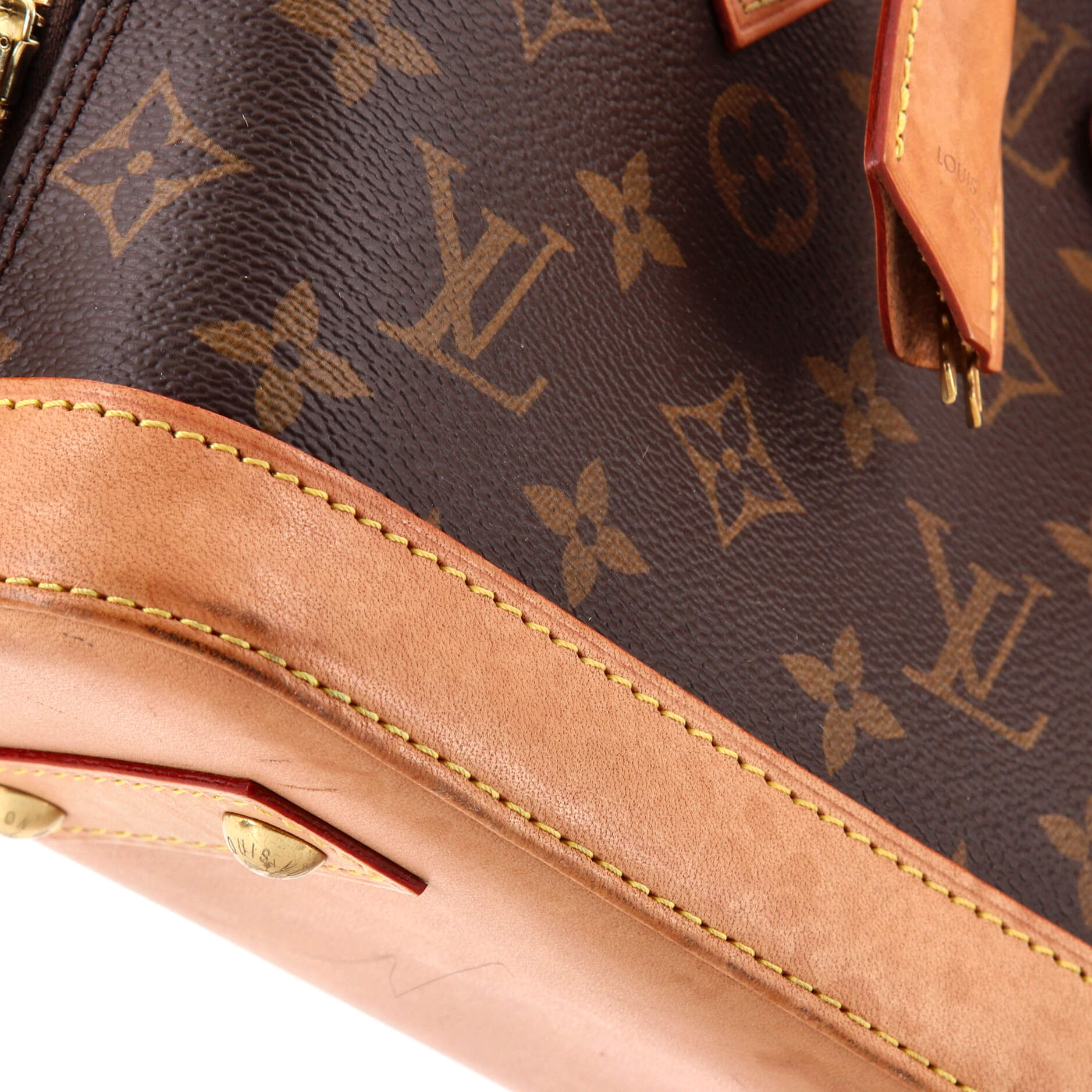 Alma Handbag Monogram Canvas BB