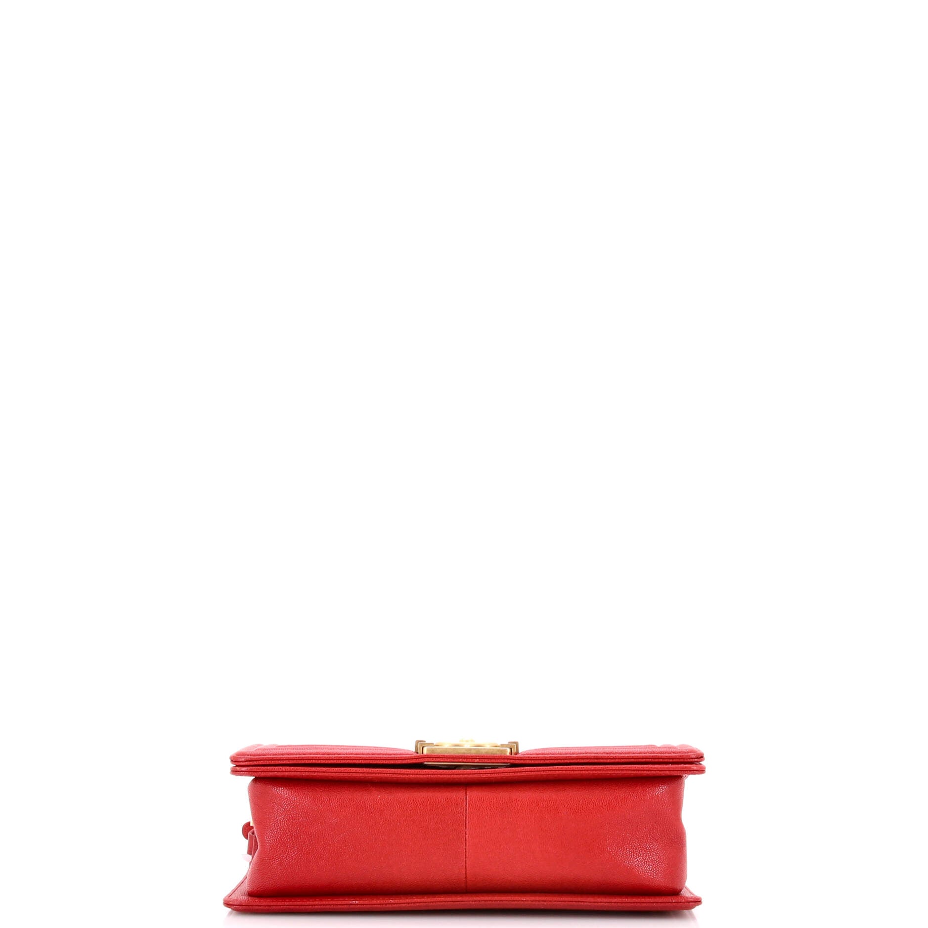 Boy Flap Bag Quilted Caviar Old Medium