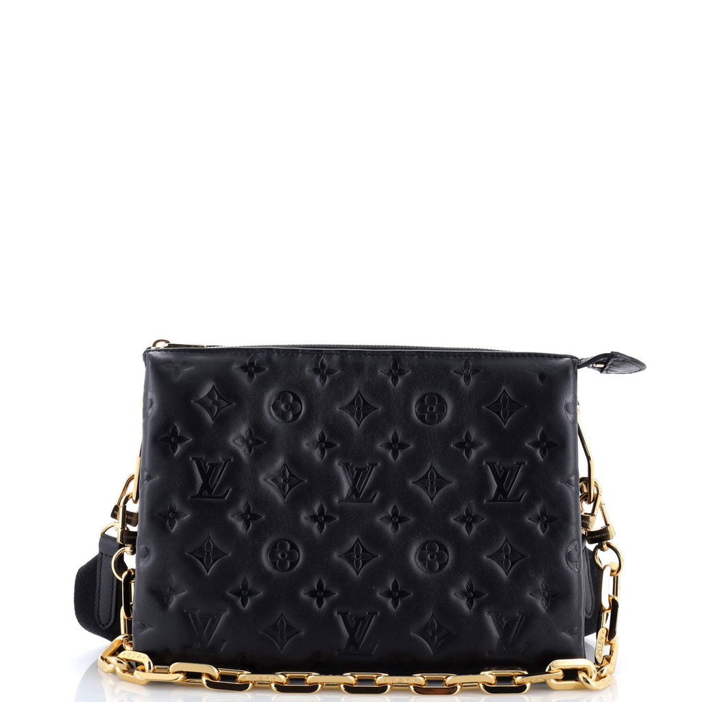 Coussin Bag Monogram Embossed Lambskin PM