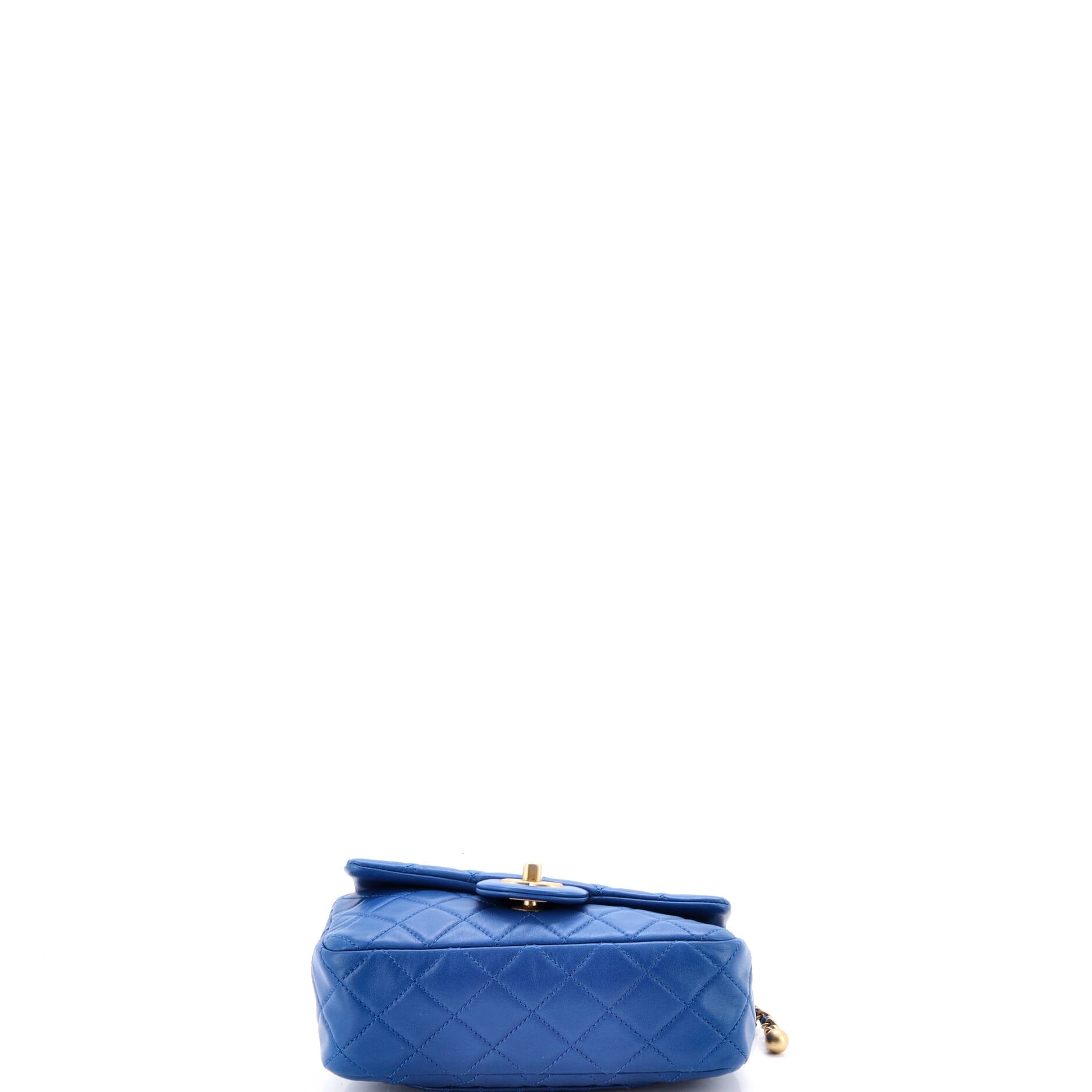 Pearl Crush Flap Bag Quilted Lambskin Mini