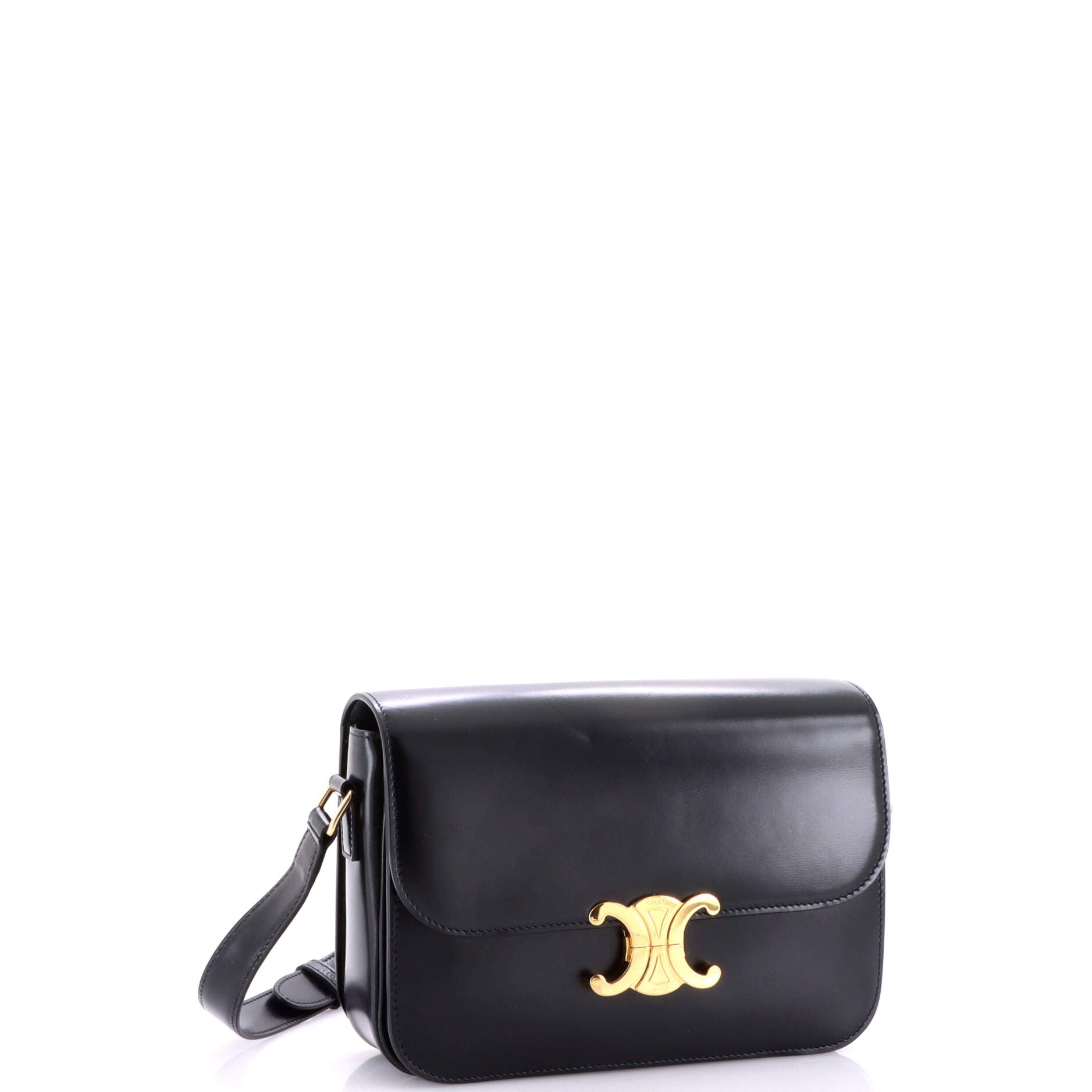 Triomphe Shoulder Bag Smooth Calfskin Medium