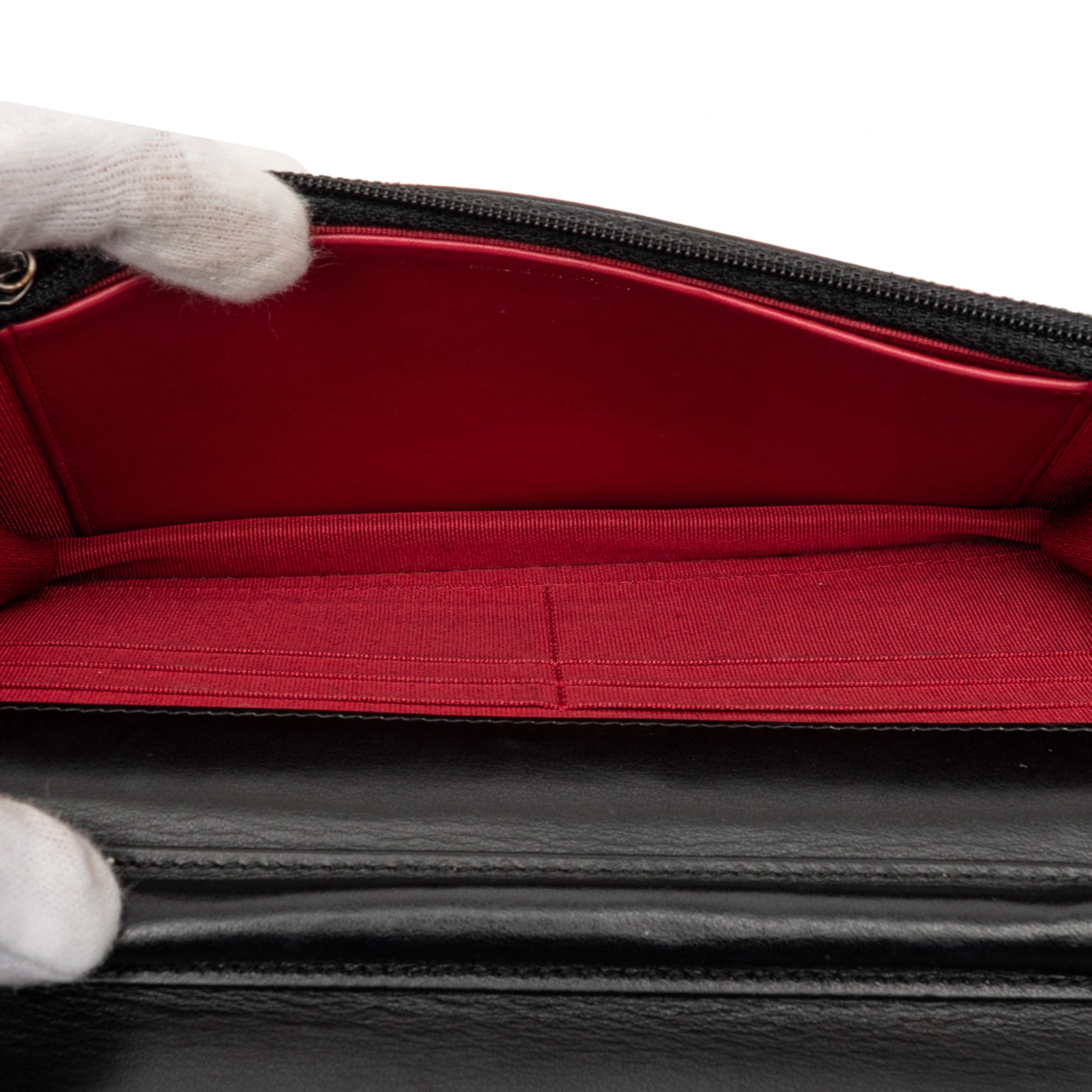 Gabrielle Wallet on Chain Quilted Aged Calfskin