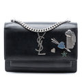 Sunset Crossbody Bag Leather Medium