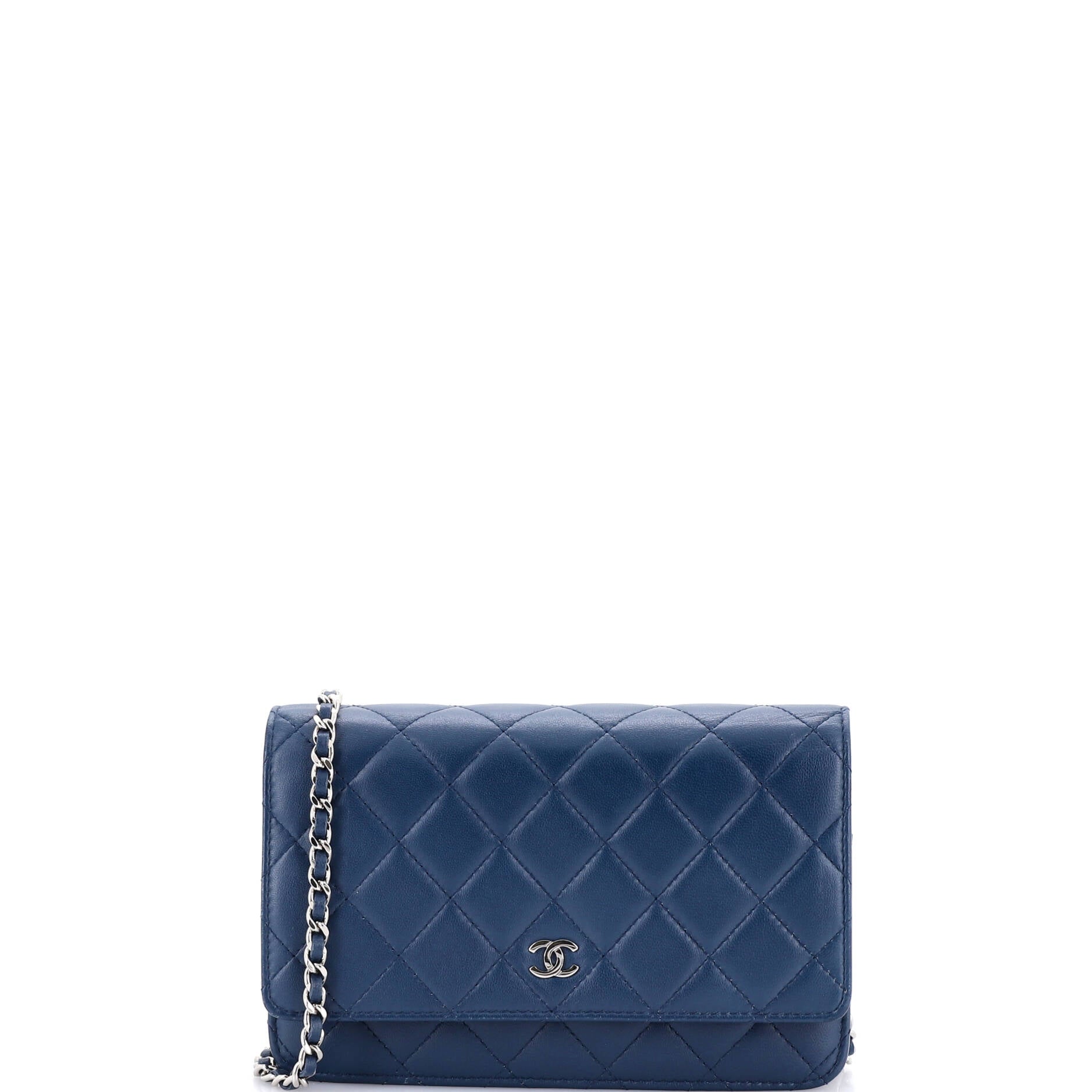 Wallet on Chain Quilted Lambskin