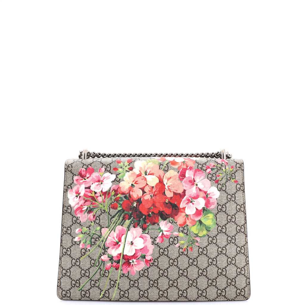 Dionysus Bag Blooms Print GG Coated Canvas Medium