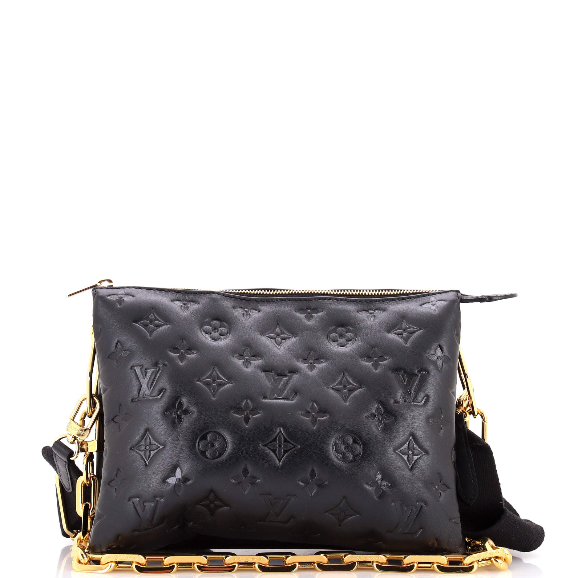 Coussin Bag Monogram Embossed Lambskin PM