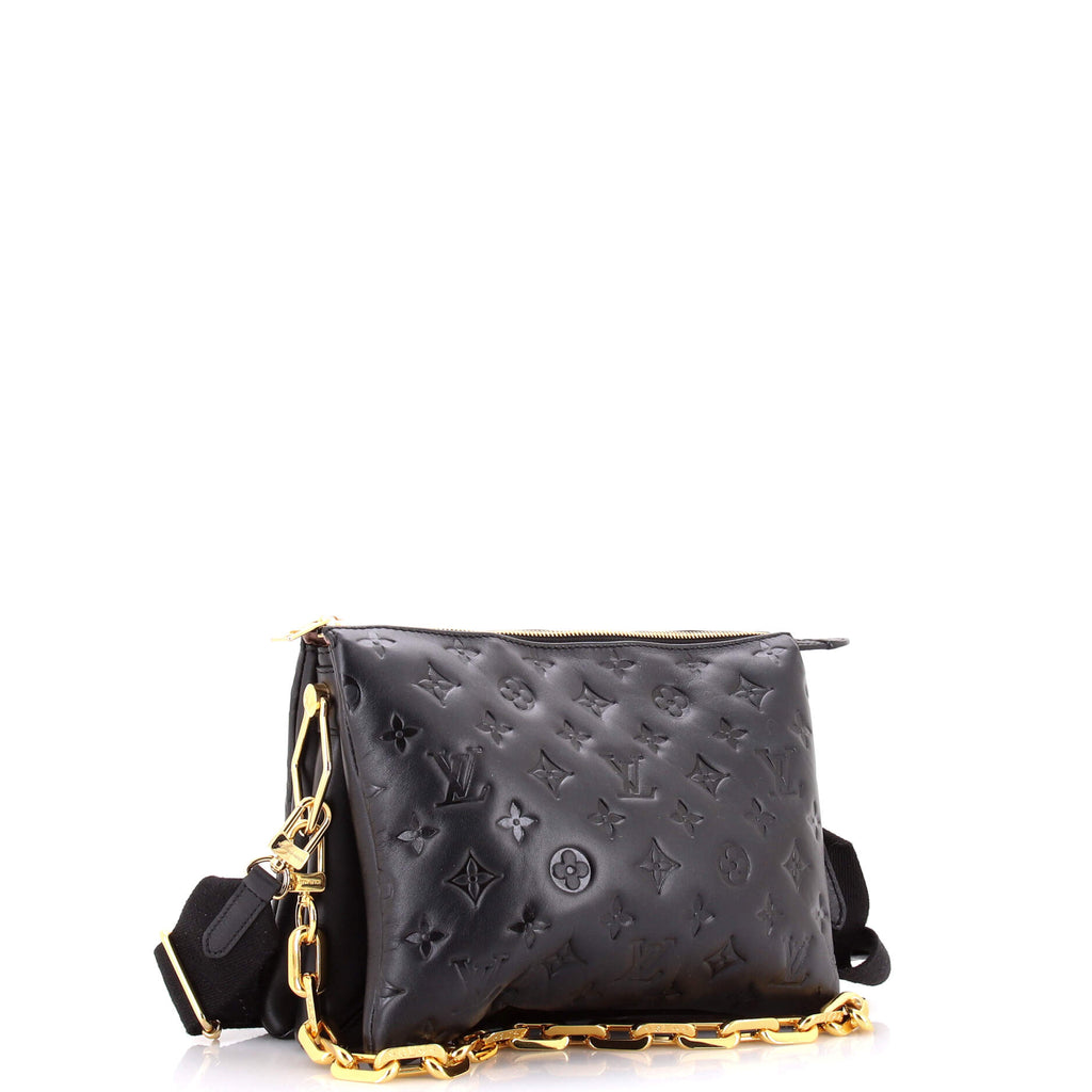 Coussin Bag Monogram Embossed Lambskin PM