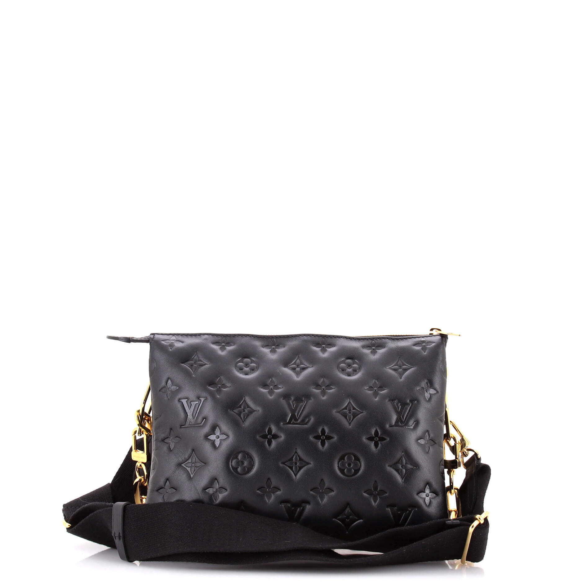 Coussin Bag Monogram Embossed Lambskin PM