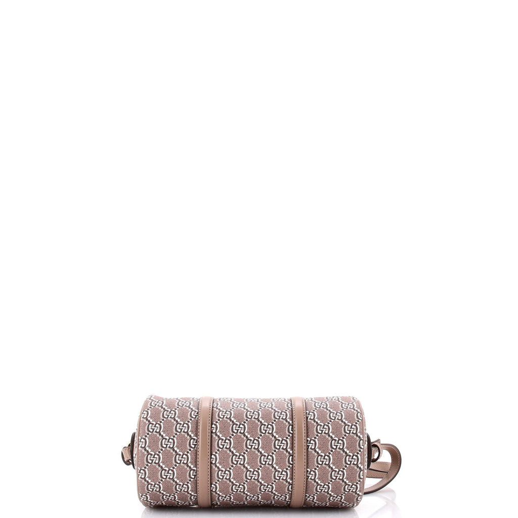 Convertible Duffle Bag GG Shadow Coated Canvas Small