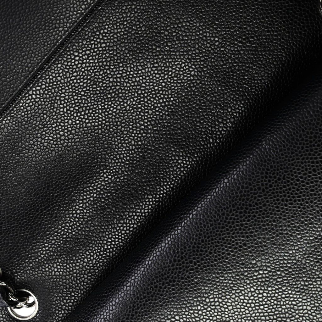 Classic Double Flap Bag Quilted Caviar Jumbo