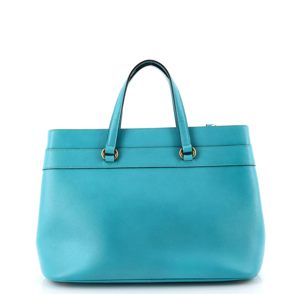 Bright Bit Convertible Tote Leather Medium