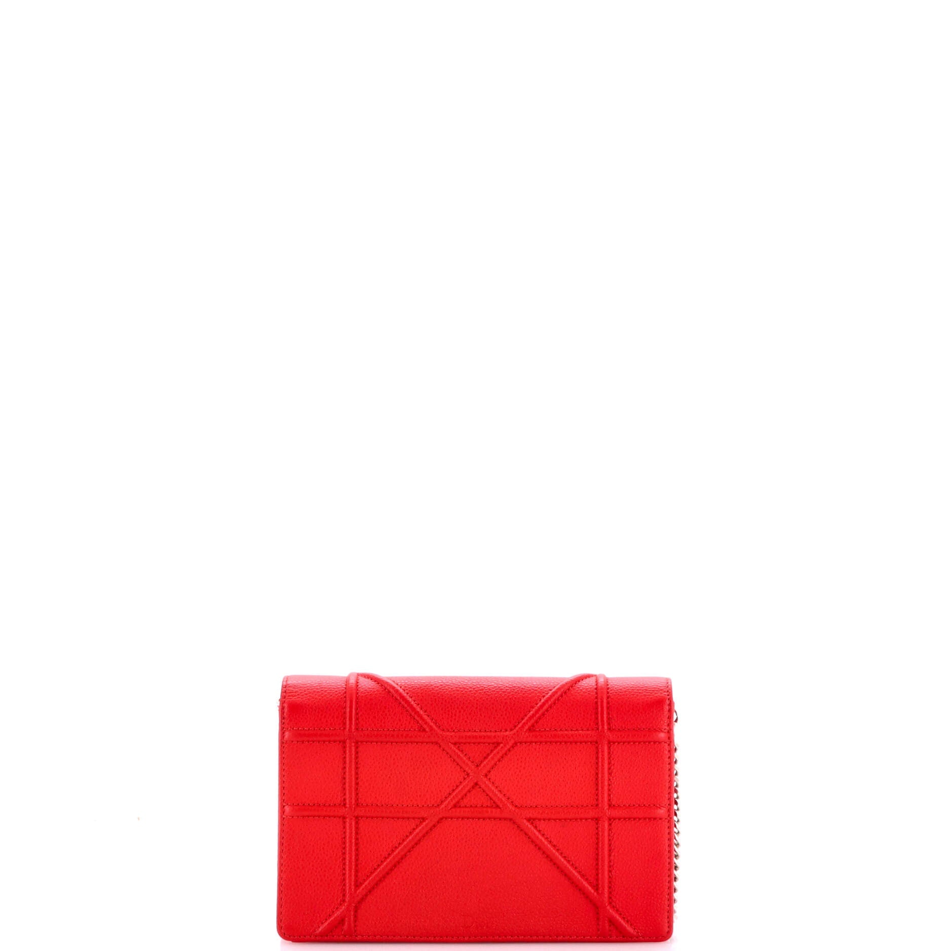 Diorama Wallet on Chain Leather