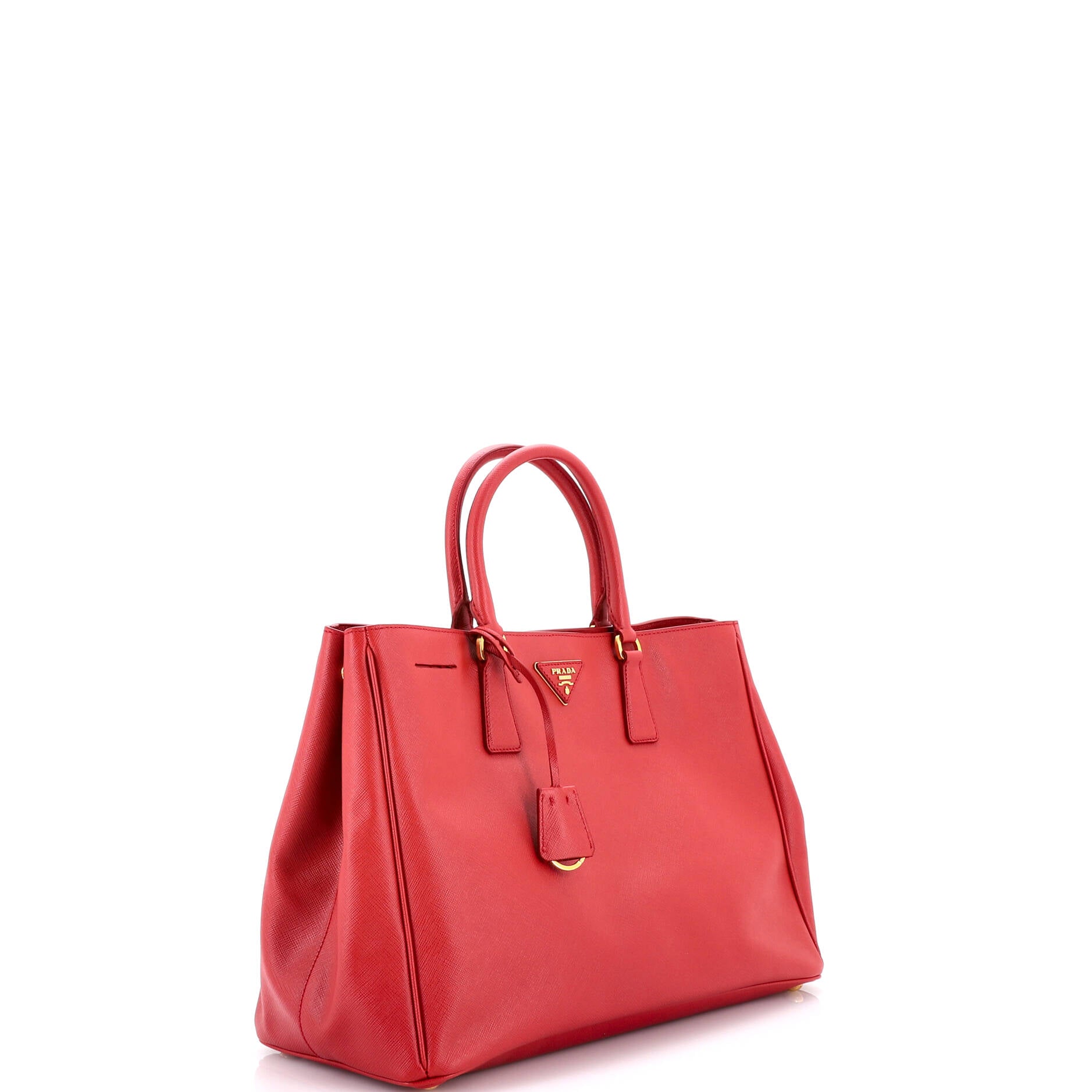 Lux Open Tote Saffiano Leather North South