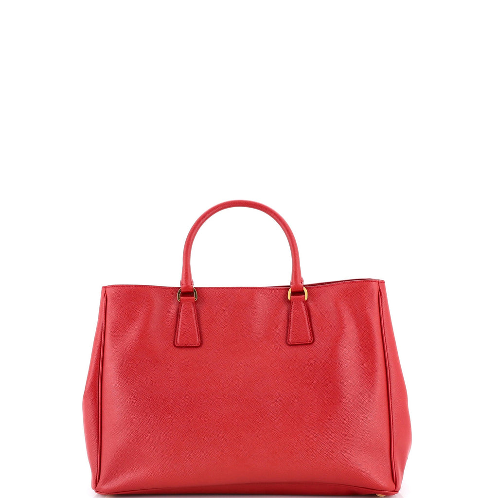 Lux Open Tote Saffiano Leather North South