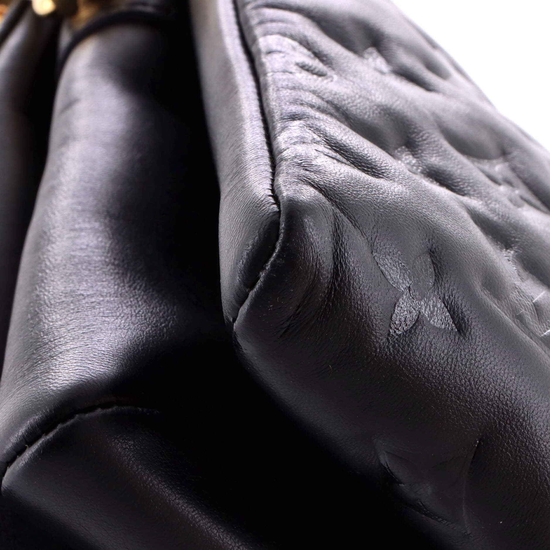 Coussin Bag Monogram Embossed Lambskin PM