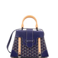 Saigon Top Handle Bag Coated Canvas with Leather PM