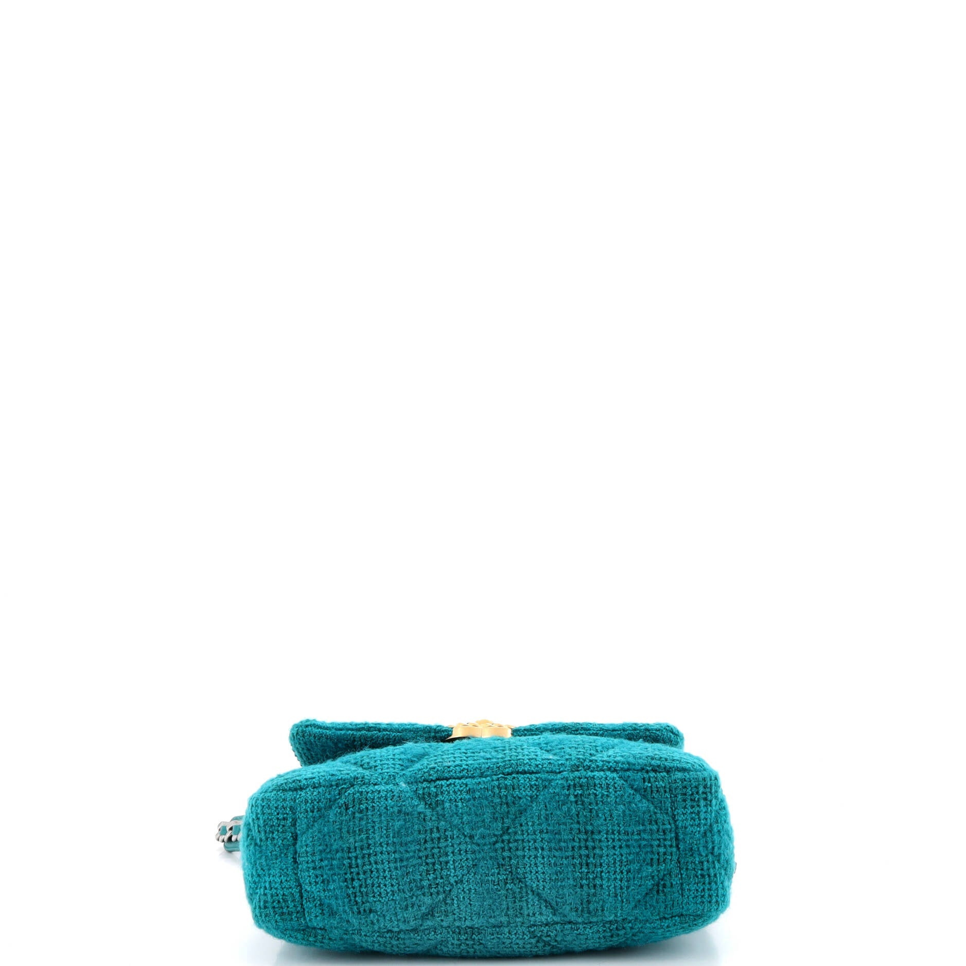 19 Flap Bag Quilted Tweed Medium