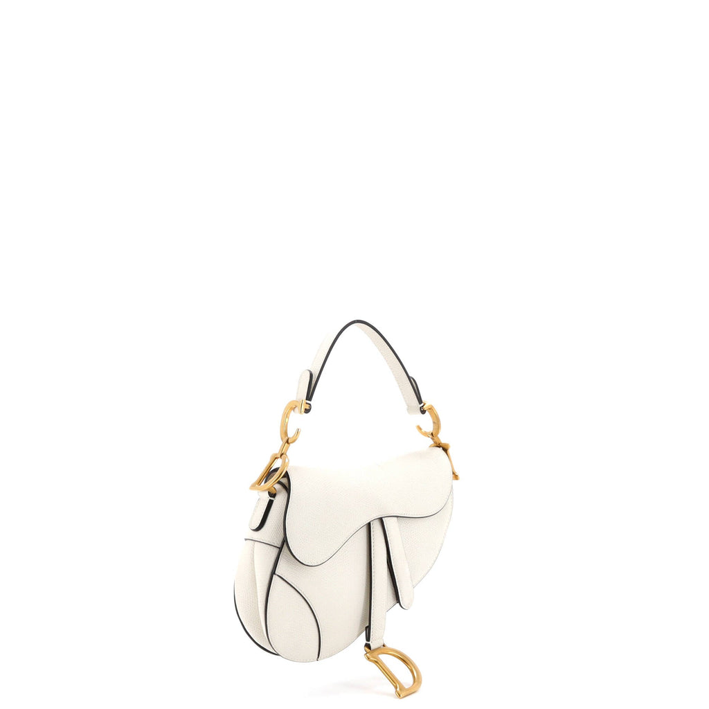 Saddle Handbag Leather Mini