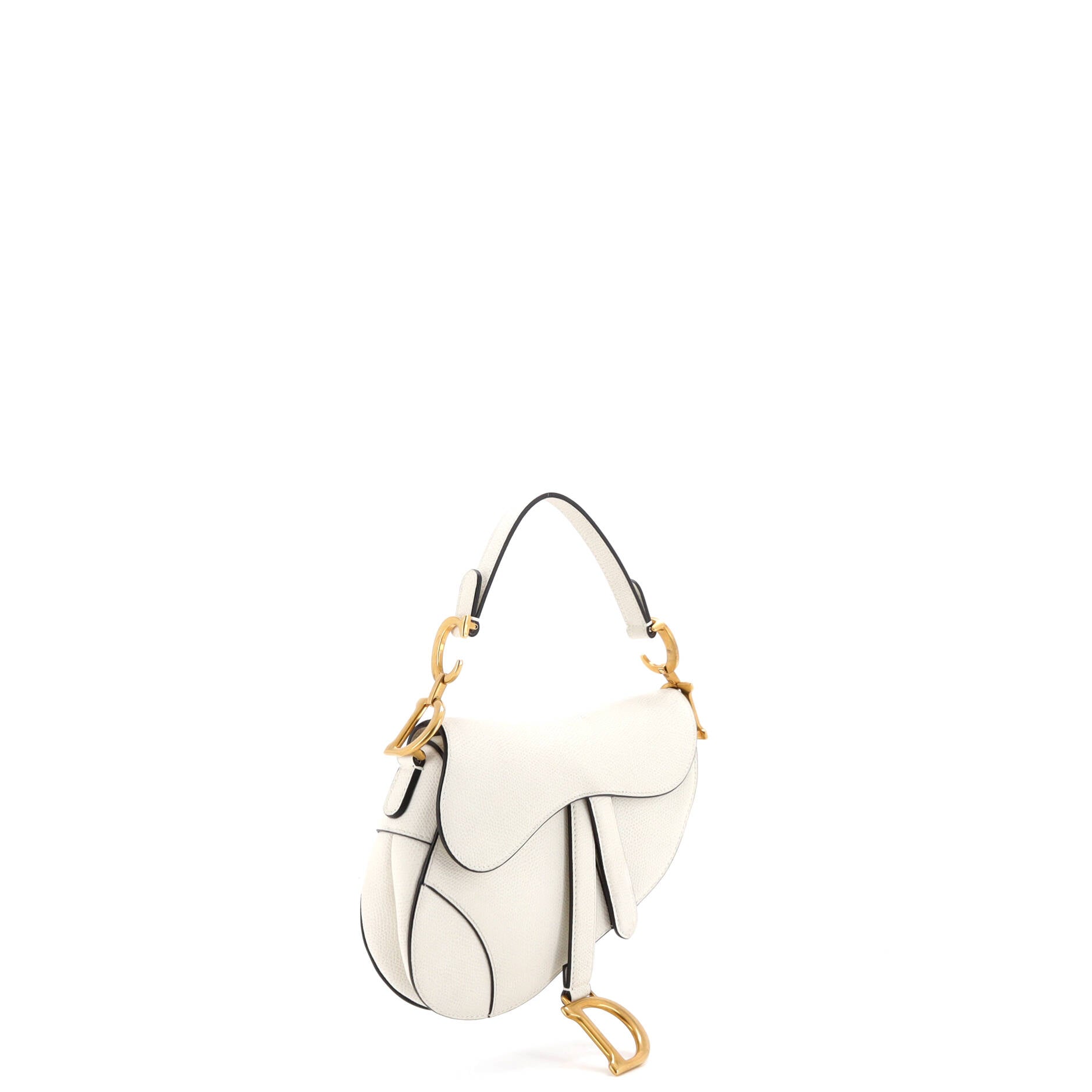 Saddle Handbag Leather Mini