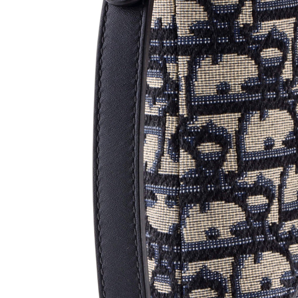 Saddle Handbag Oblique Canvas Mini