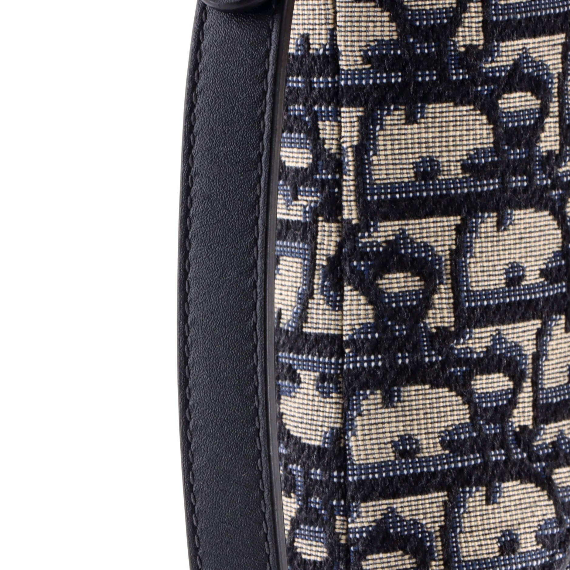 Saddle Handbag Oblique Canvas Mini