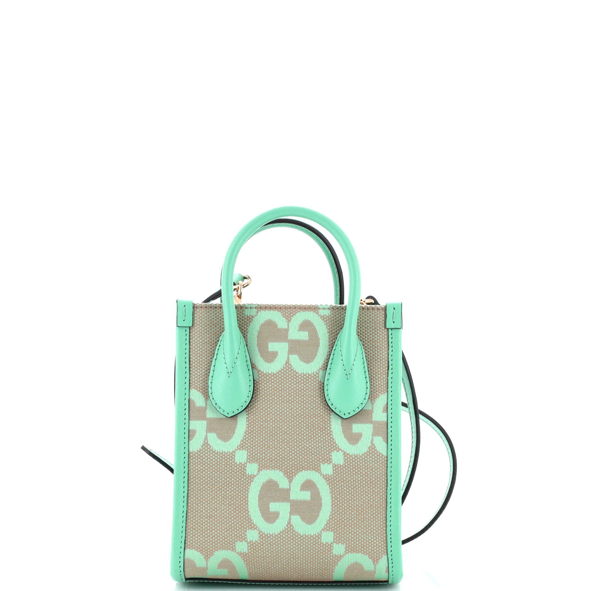 Vertical Tote Jumbo GG Canvas Mini
