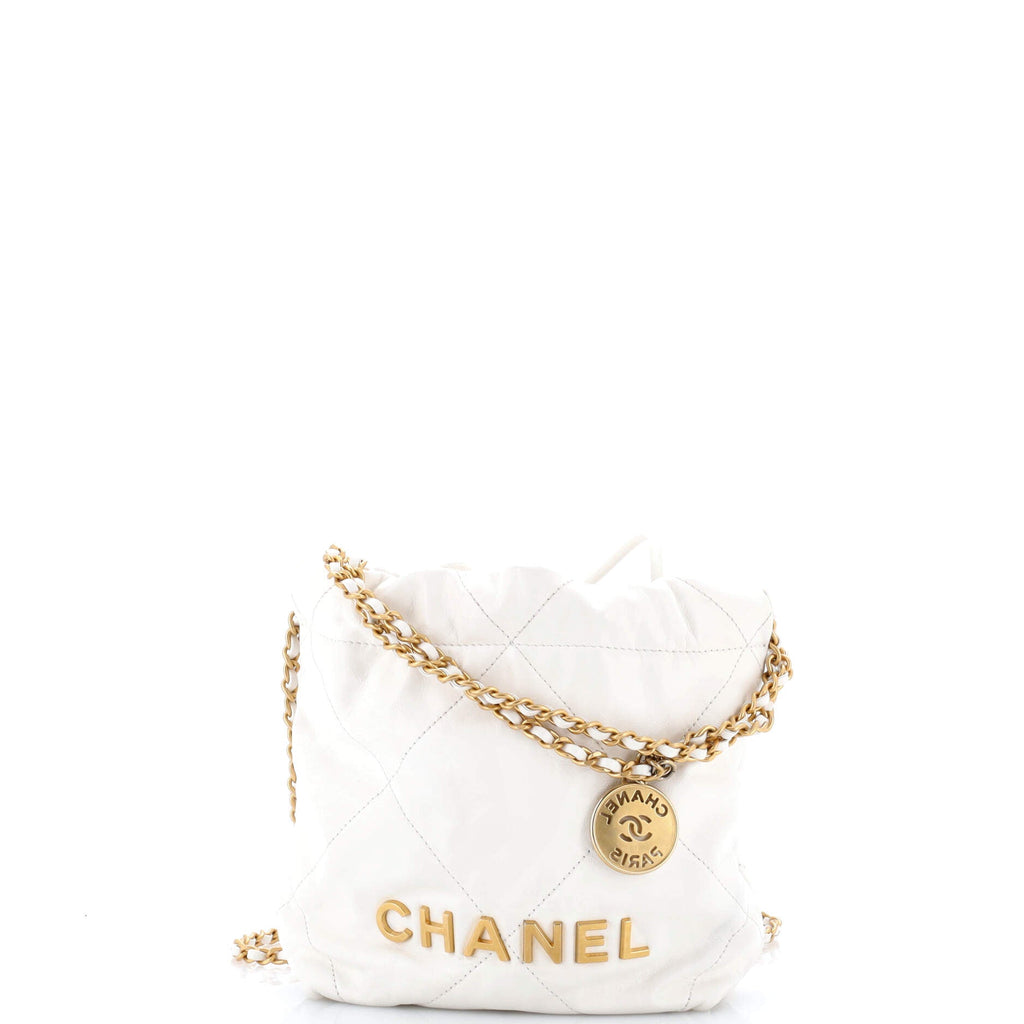 22 Chain Hobo Quilted Calfskin Mini