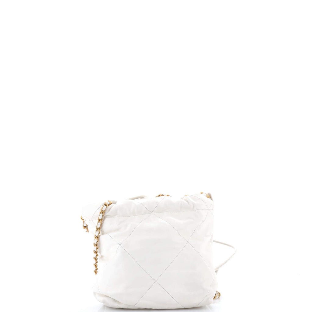 22 Chain Hobo Quilted Calfskin Mini