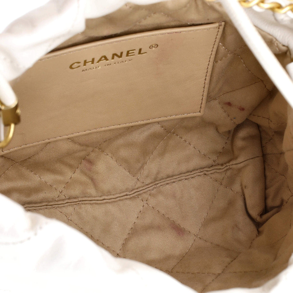 22 Chain Hobo Quilted Calfskin Mini