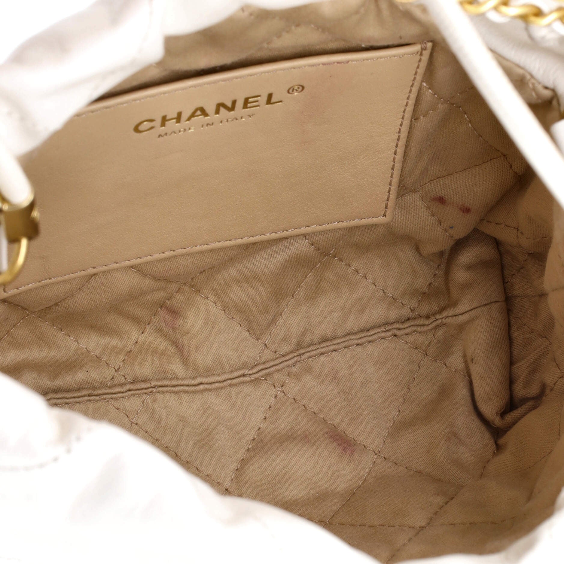 22 Chain Hobo Quilted Calfskin Mini