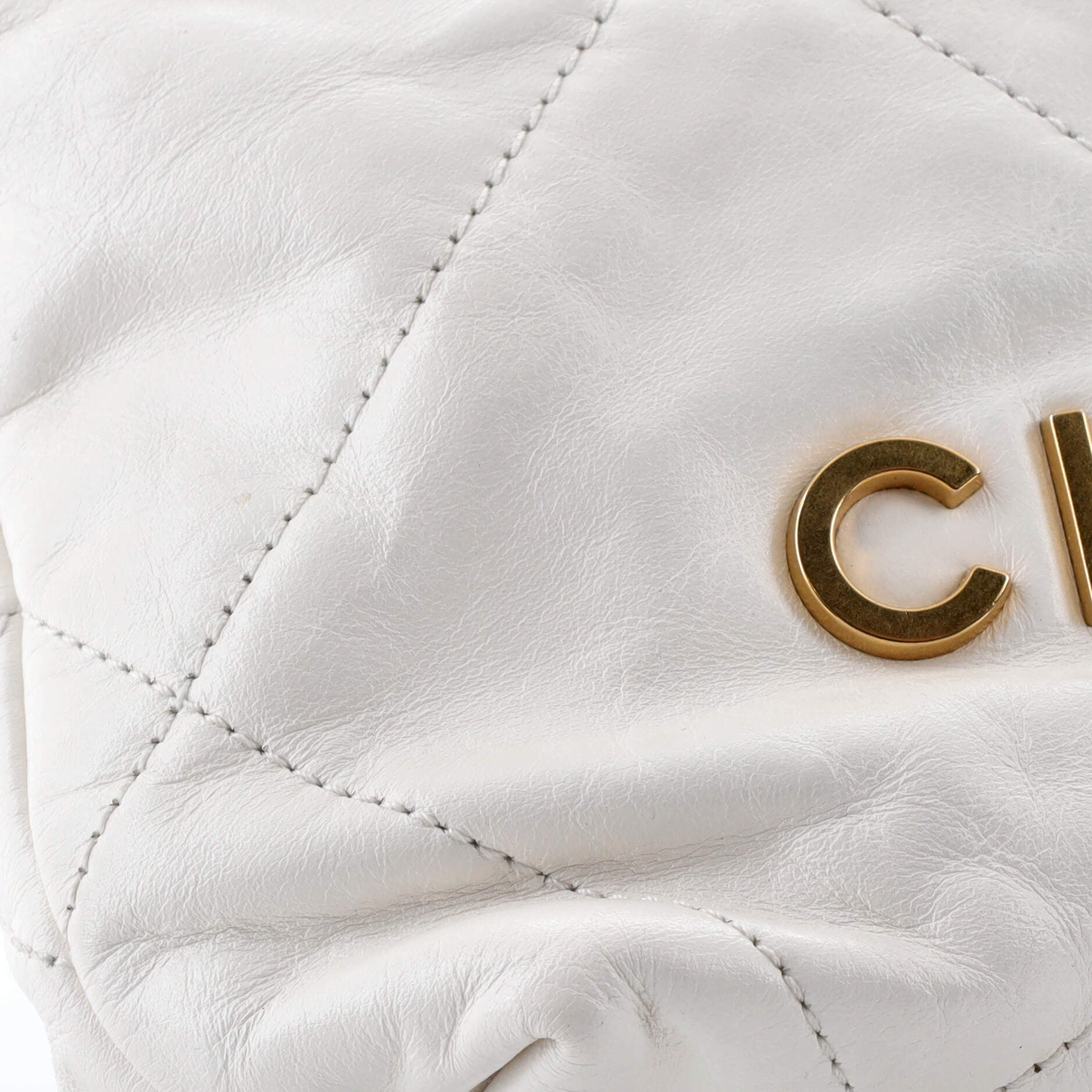 22 Chain Hobo Quilted Calfskin Mini