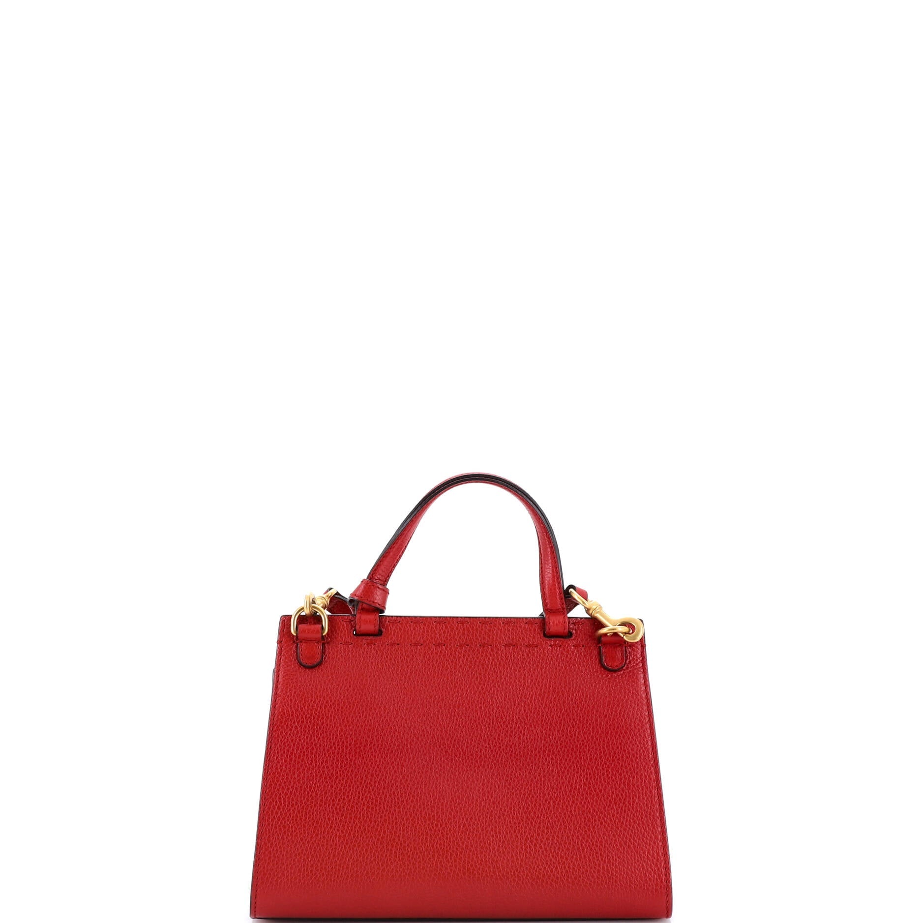 GG Marmont Top Handle Bag Leather Mini