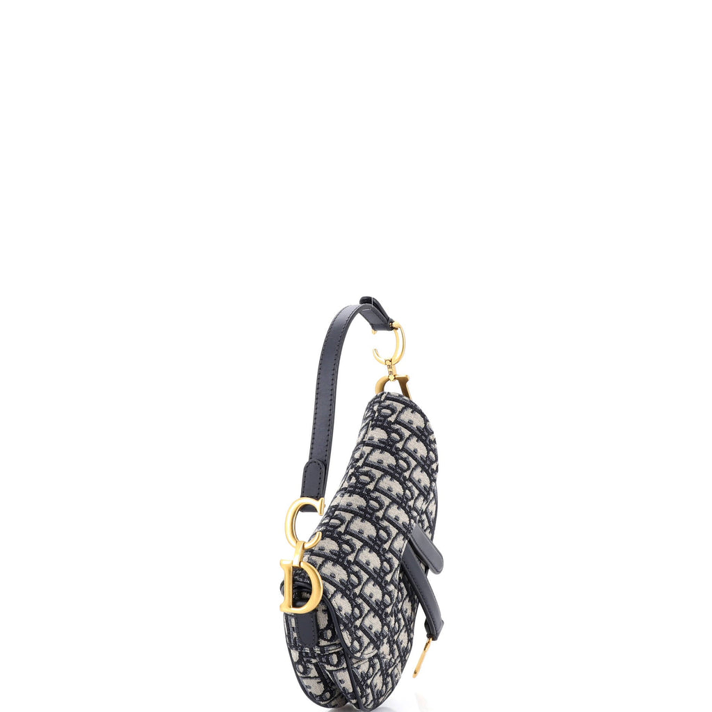 Saddle Handbag Oblique Canvas Mini