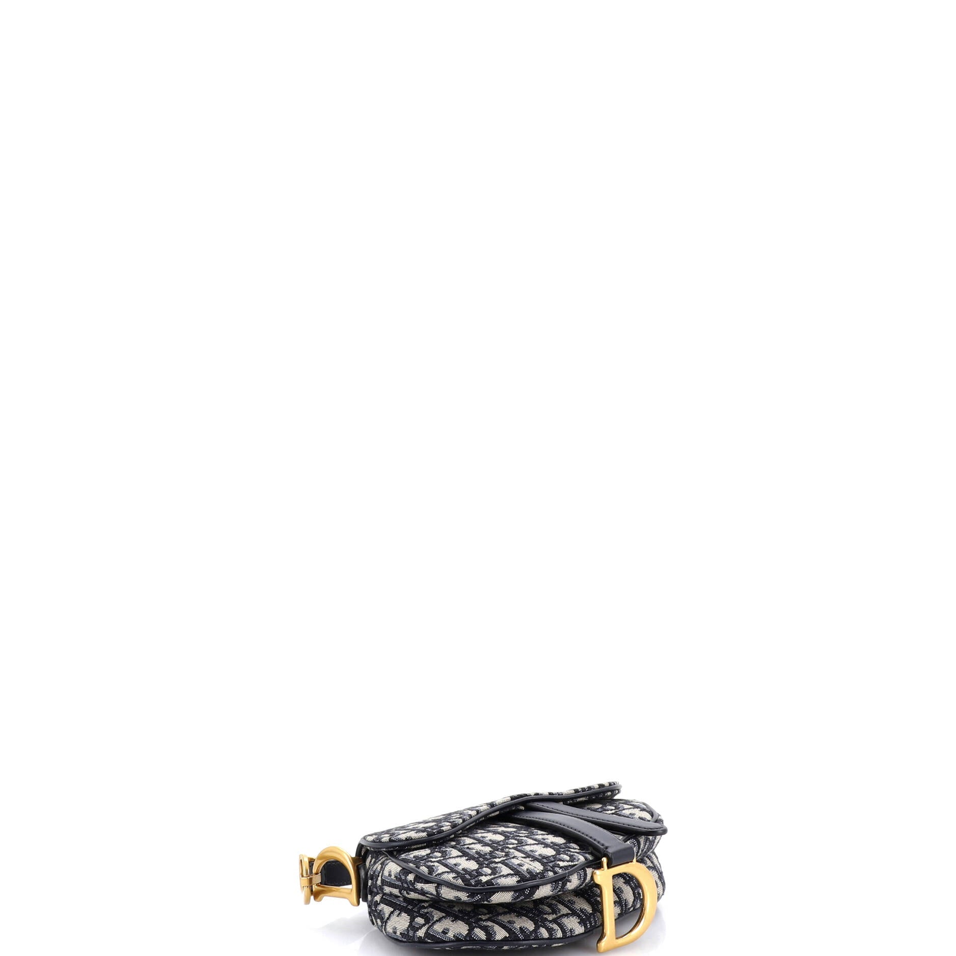 Saddle Handbag Oblique Canvas Mini
