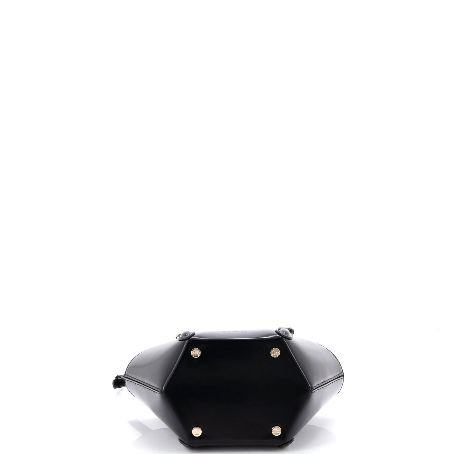 Bamboo Top Handle Tote Leather Mini