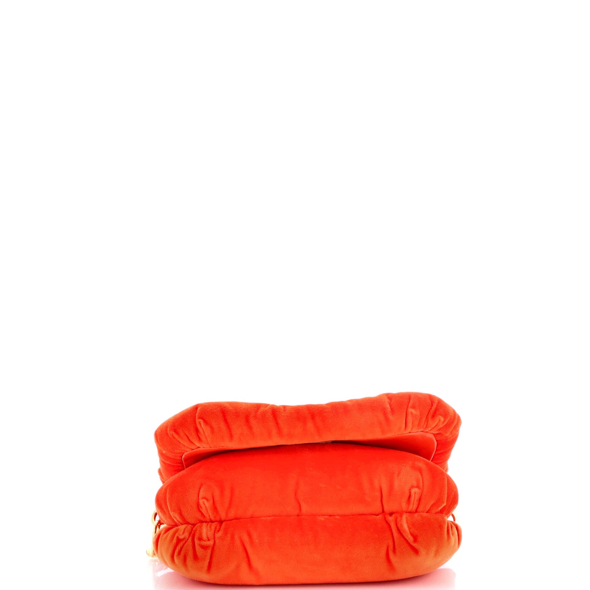 Goya Chain Puffer Bag Leather Mini