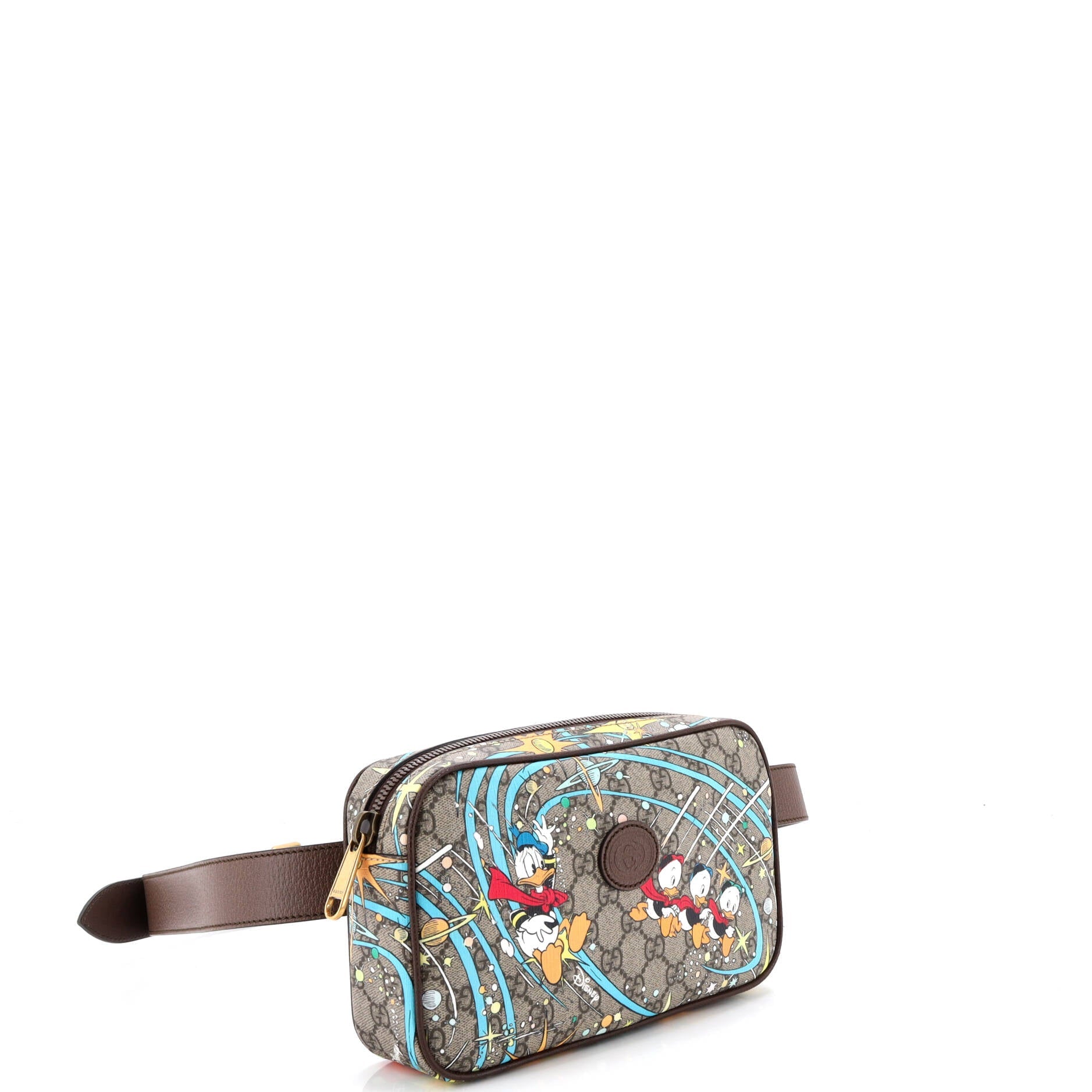 Disney Donald Duck Belt Bag Printed GG Coated Canvas
