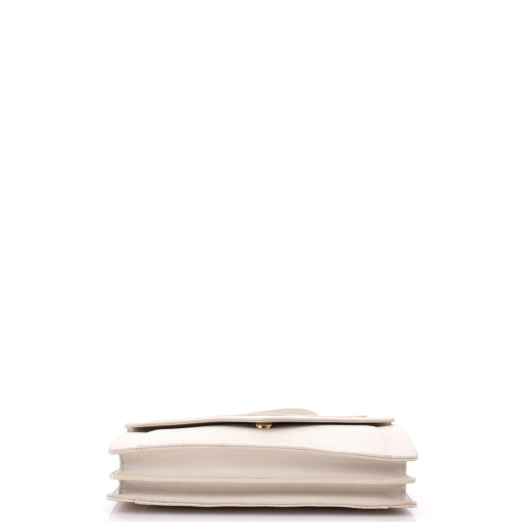 Gaby Envelope Satchel Quilted Leather