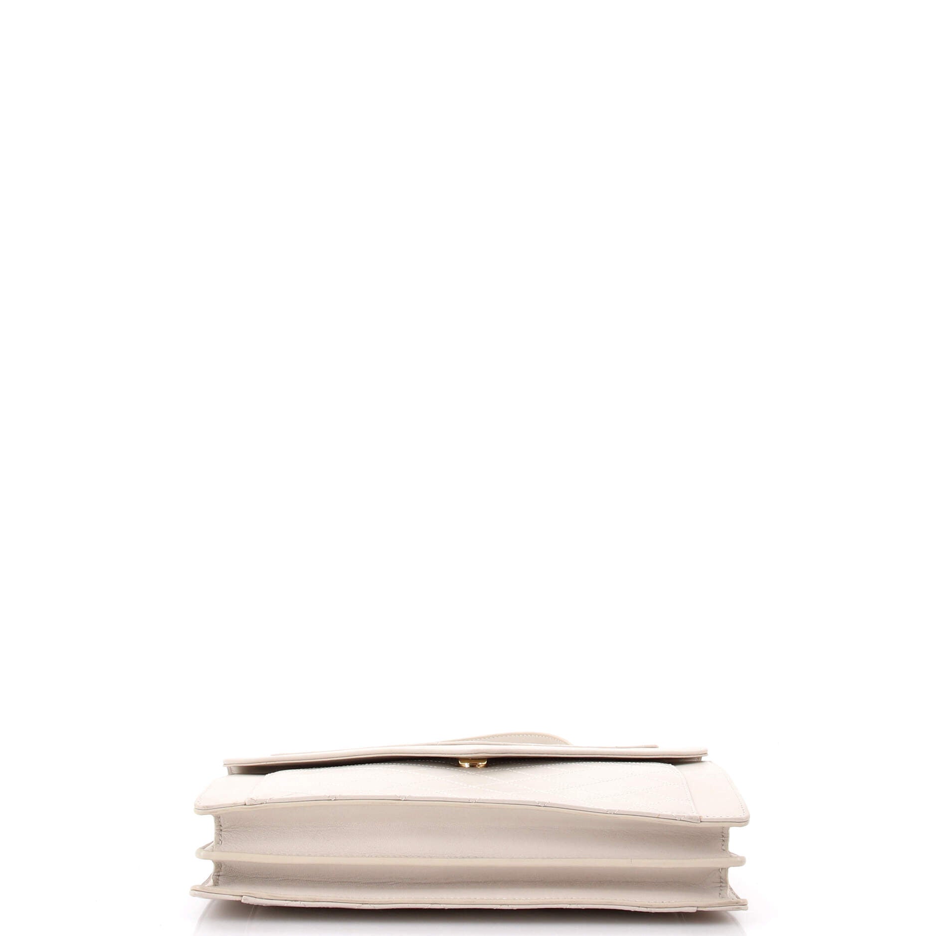 Gaby Envelope Satchel Quilted Leather
