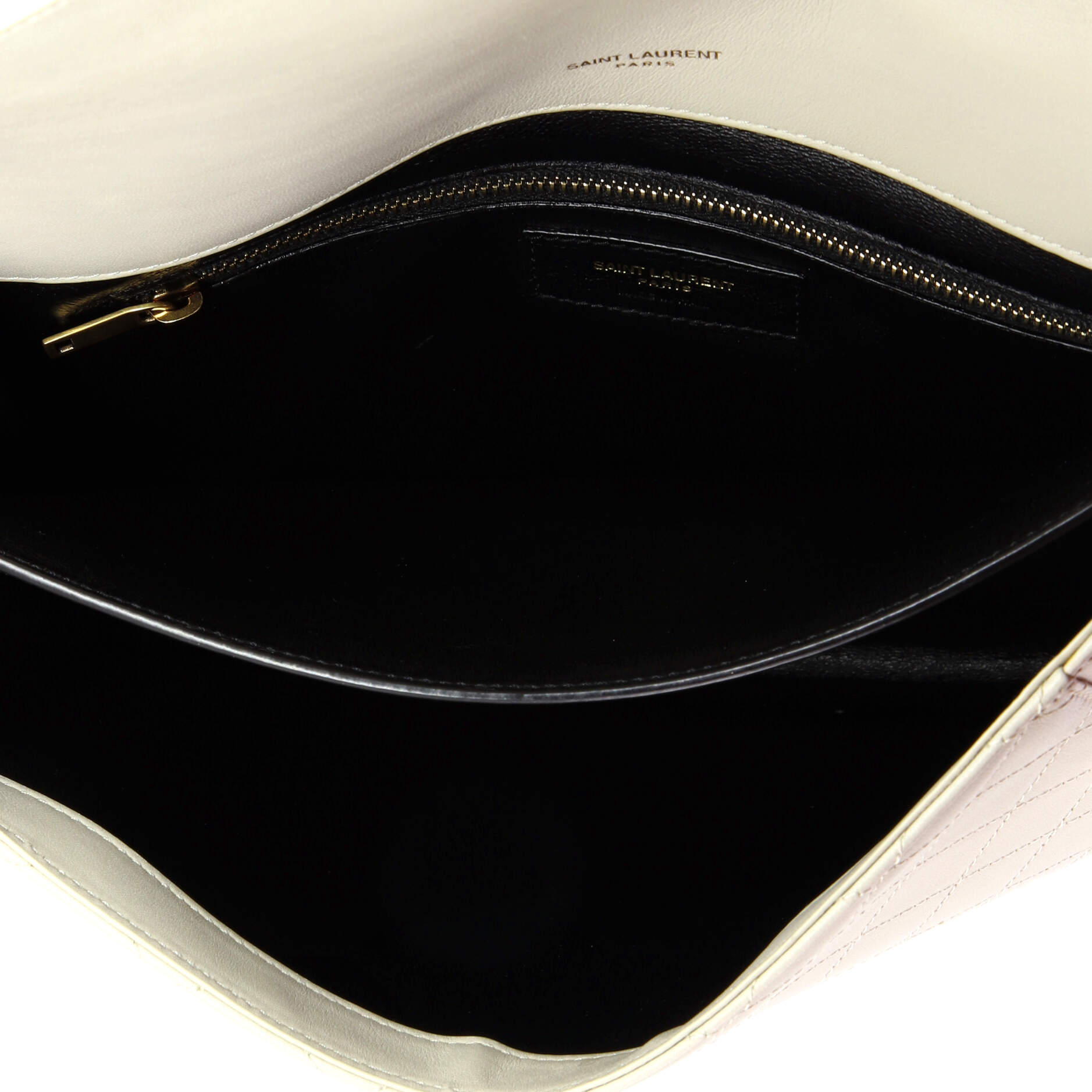 Gaby Envelope Satchel Quilted Leather