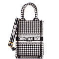 Book Tote Phone Bag Embroidered Canvas Mini