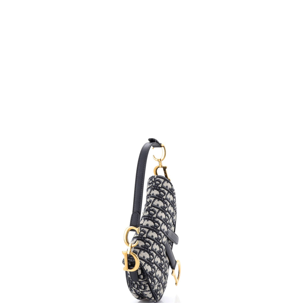 Saddle Handbag Oblique Canvas Mini