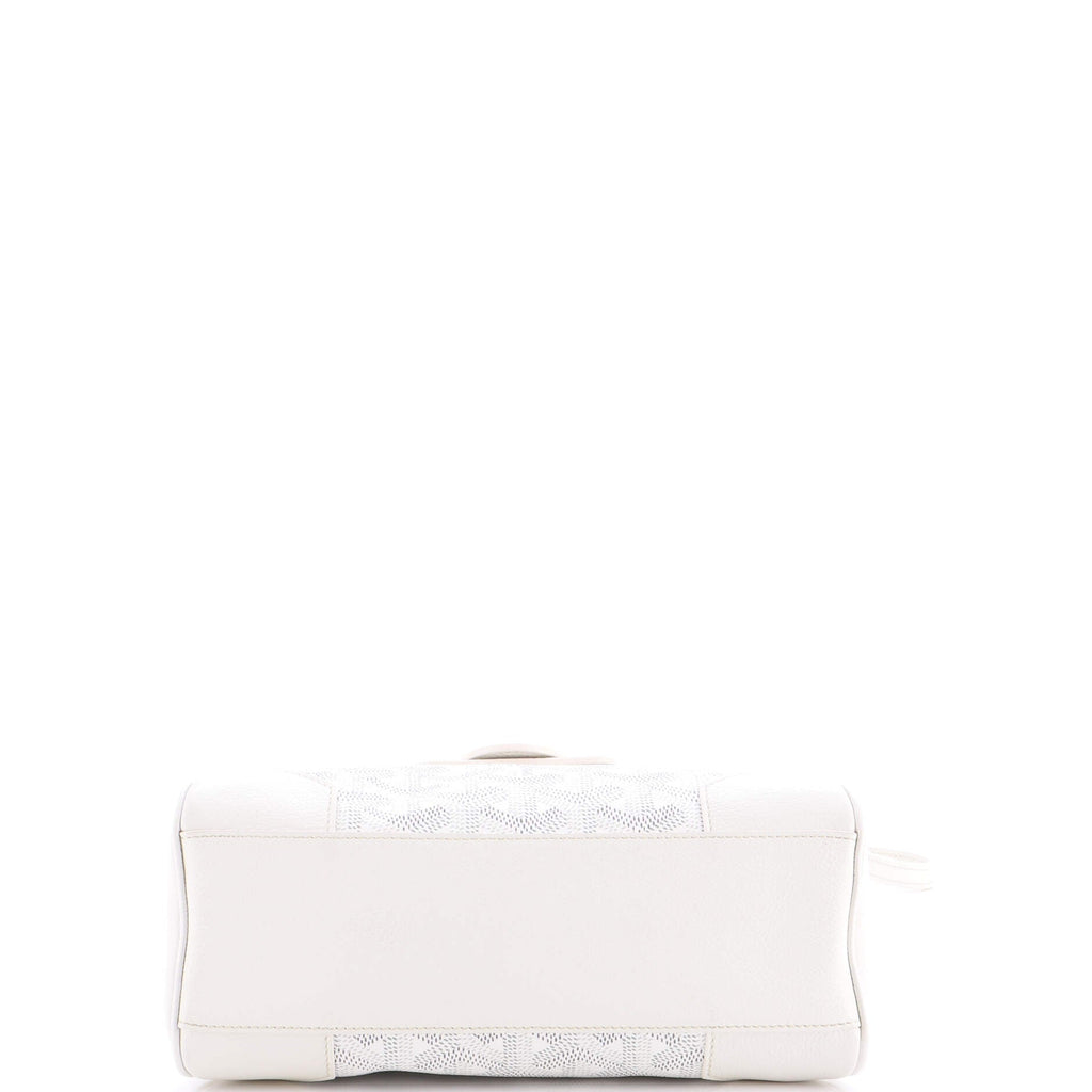Saigon Top Handle Bag Coated Canvas with Leather Mini