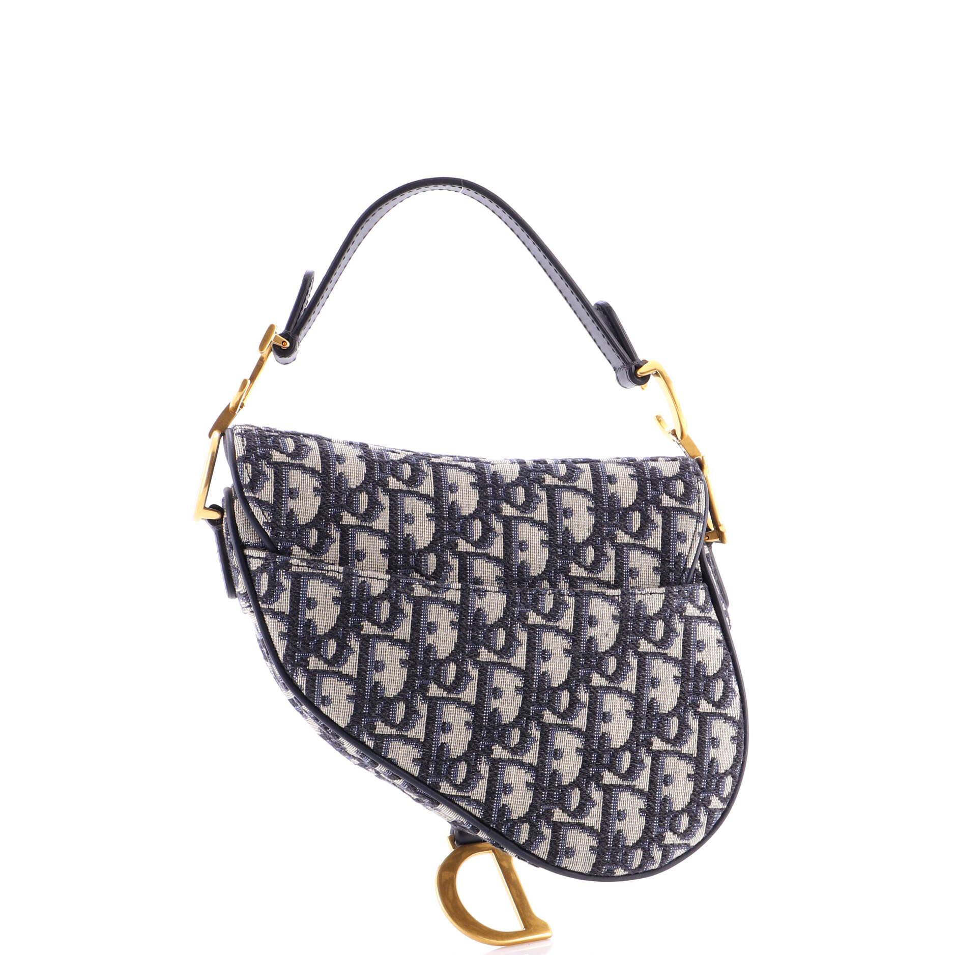 Saddle Handbag Oblique Canvas Mini
