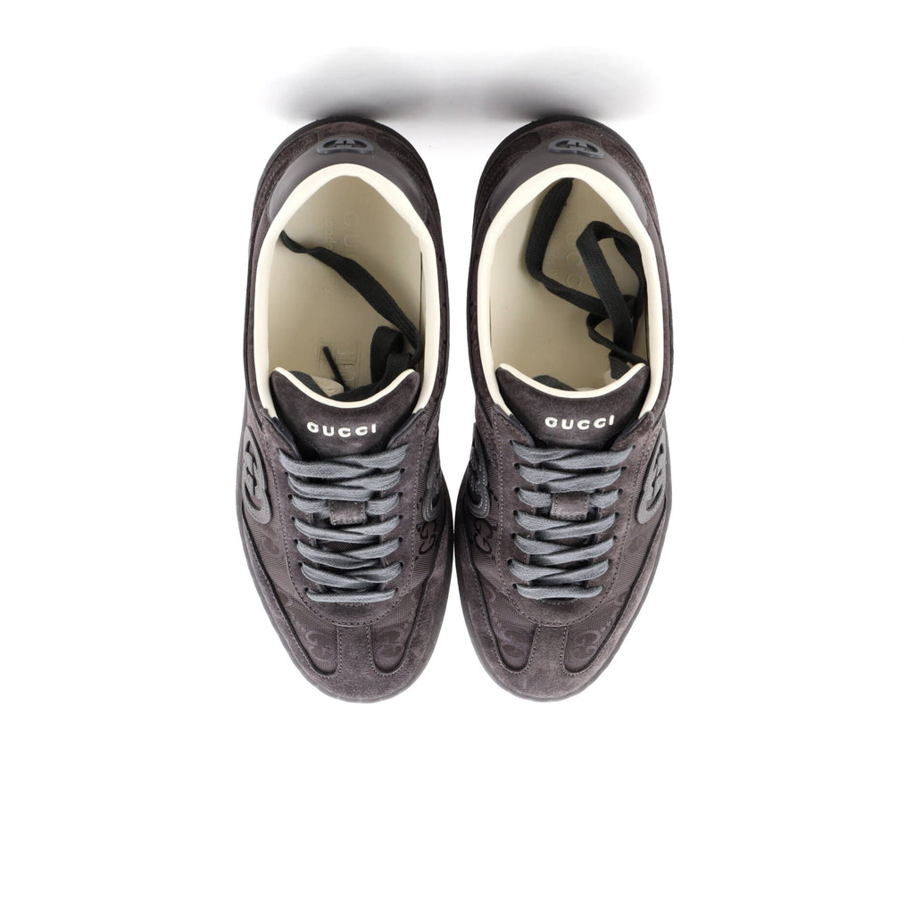 Men's G75 Sneakers Suede and GG Canvas
