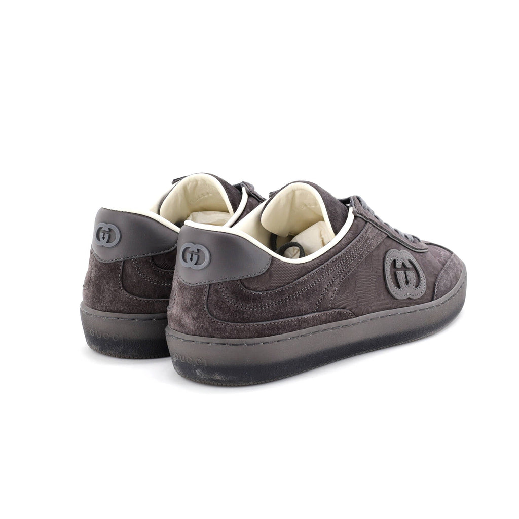 Men's G75 Sneakers Suede and GG Canvas